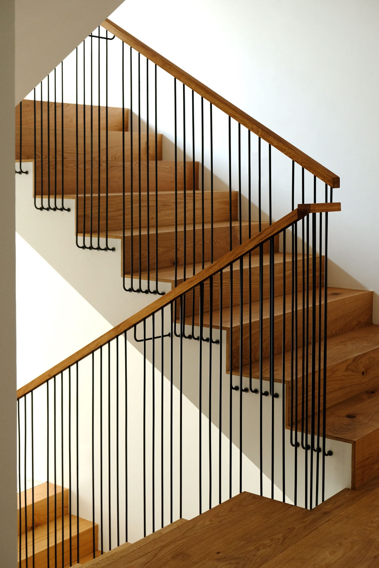 Geländer - Metall, Holz